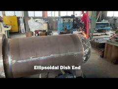 O aço carbono principal do titânio do prato de aço inoxidável de 760MM X de 60MM tornou côncavas as cabeças