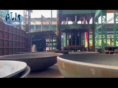 Diâmetro final do prato elíptico de conformação a frio 89-10000 mm para construção sanitária