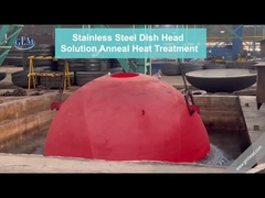 Espessura Hemispherical habilitado do diâmetro 50mm da cabeça 3800mm do ISO do PED de ASME BV