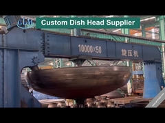 Capa de prato elíptica industrial, de aço carbono