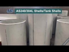 SS304 cilindros laminados de aço Placas laminadas de aço inoxidável para a indústria química