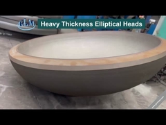 10000 mm Cabeças de tanque hemisféricas para tanque de combustível ASME