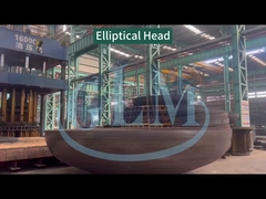 2000MM 20MM personalizado 2 a 1 tubos de aço metálico de ajuste de cabeça de tanque elíptica Dimensões