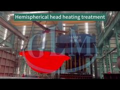 Cabeças de tanque hemisféricas personalizadas para alta pressão e poluição de pressão