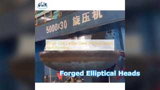 Forjamento de cabeças elípticas de aço carbono