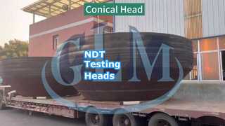 Cabeças cônicas para testes não destrutivos de processo completo UT/RT/MT