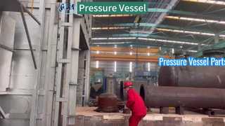 A fábrica GLM tem de tudo, desde a cabeça e a extremidade do prato até o recipiente de pressão.