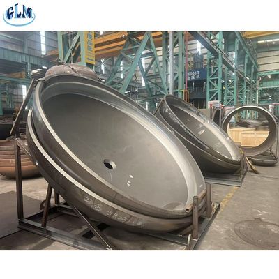 Extremo de prato elipsoidal forjado com tolerância de espessura de ±0,5mm e espessura de 2mm-300mm para aplicações de alta temperatura