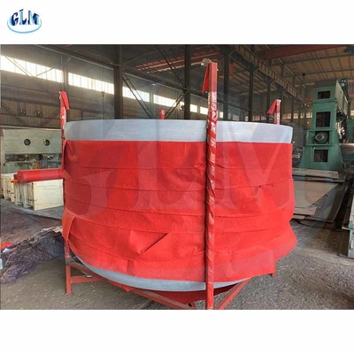 89mm SS304 SS316 Cabeça de prato de aço inoxidável Cabeça torisférica para vedação de tubos