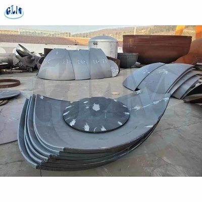 U Part Stamp Asme Cabeça elíptica Asme Flanged And Dished Head Dimensões 200mm