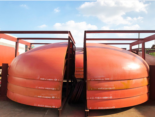 ASME Nave de pressão cabeça de recipiente de aço inoxidável cabeças de tanque de recipiente de 90 mm