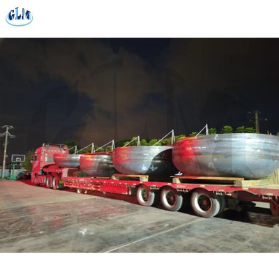 espessura principal Ellipsoidal 32mm do 2:1 do perfil do diâmetro SA516 GR 70 de 2490mm