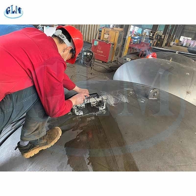 Espessura elíptica do diâmetro 76mm das cabeças 8000mm do 2:1 do certificado SA537 de ASME