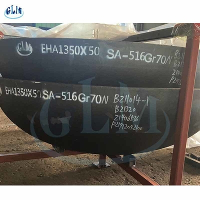 O prato elíptico das cabeças de SA516 GR70 termina a espessura do diâmetro 50mm de 1350mm