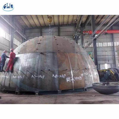 A especificação maior segmentou a espessura Hemispherical da cabeça 32mm do tanque