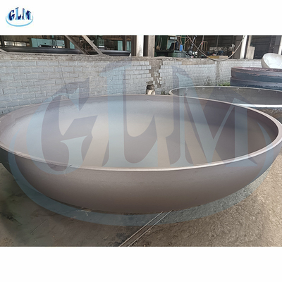 ISO9001 certificou a cabeça elíptica do prato do aço carbono com diâmetro de 3800mm