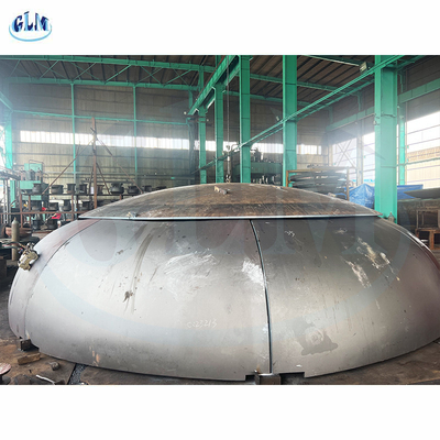 cabeça segmentada aço carbono do tanque do diâmetro de 7000mm para caldeiras e permutadores de calor