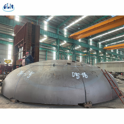 diâmetro ASME de 7000mm que carimba as cabeças segmentadas do tanque para embarcações ou tanques