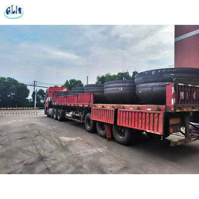 Diâmetro 2100 mm Fundo elíptico de aço carbono com certificação ASME/ABS