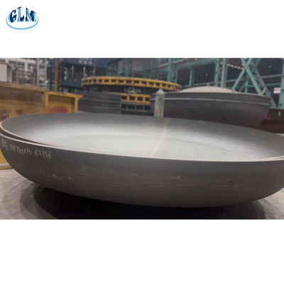 Extremidade abaulada torisférica de aço carbono Q235B com tratamento térmico e alto padrão