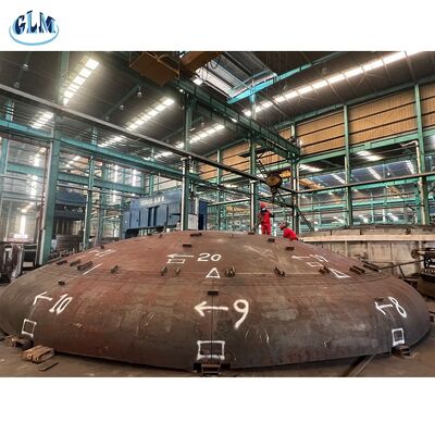 4200 mm de diâmetro, cabeça torisférica com ligação de prensagem a quente e soldagem para recipientes sob pressão