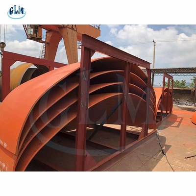 4000 mm Diâmetro 30 mm Espessura Aço carbono Cabeça semi-elíptica 2 a 1