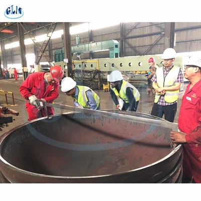 Cabeças esféricas de aço inoxidável de 89 mm 200 mm Cabeça semi-elíptica para petróleo