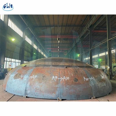 Q235B SS304 800mm Cabeças de tanque hemisféricas formando hemisfério de aço