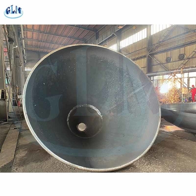 2mm 89mm ASME Projeto Cabeças de tanque cônicas de aço inoxidável GB