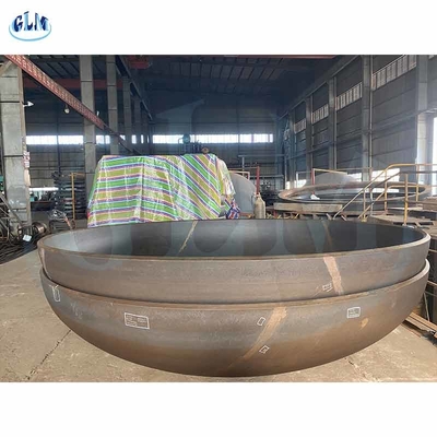 8000mm ASME Blasting de areia de aço inoxidável cabeças revestidas de pressão terminações de cúpula de recipiente