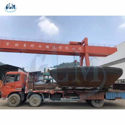 ANSI ASTM Cabeças de tanque cónicas de flange invertida Raio da coroa para cabeça torisférica