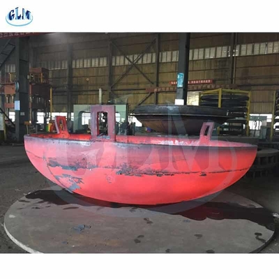 1600 mm 8 mm Vaso de pressão Cabeça de prato Fim elíptico para tanque