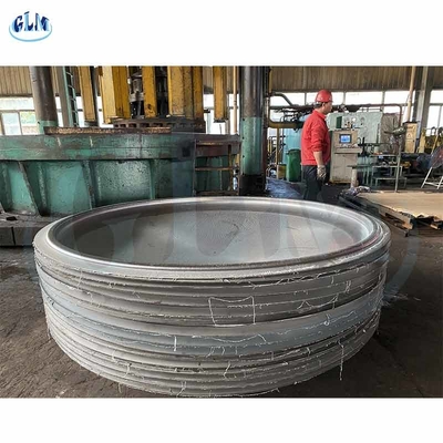 Ss304 Cabeça de prato plana 400 mm Copas de prato de aço inoxidável para tanque de propano