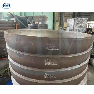 Q235 89 mm 100 mm Tórisférico de aço carbono Cabeça semi-elíptica para acessórios de tubos