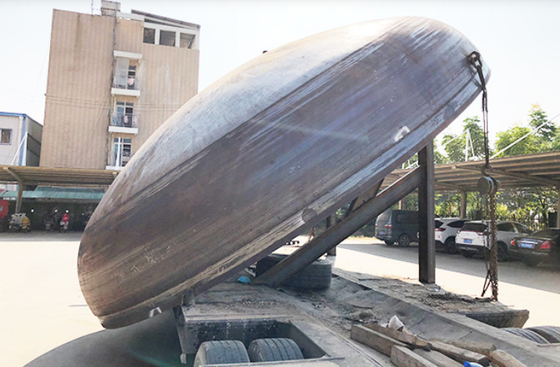 100 mm navio de pressão cabeça elíptica