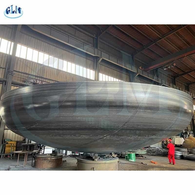 3000mm Diâmetro 6mm Pensar cabeça elíptica Caps Tank Head End para vaso de pressão