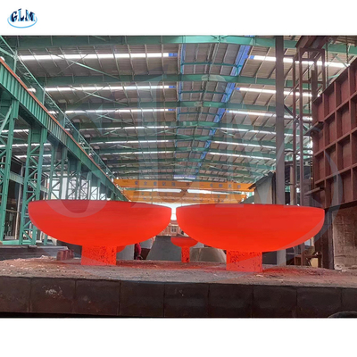 2:1 semi Ellipsoidal formado quente das cabeças do tanque do aço carbono