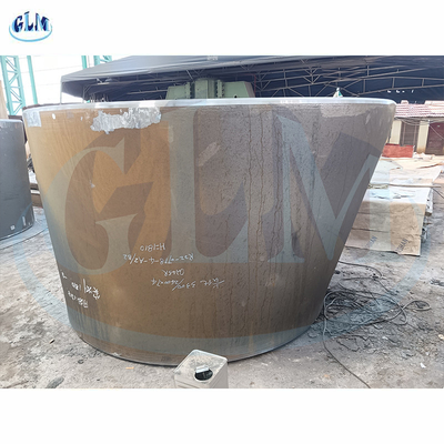Cabeça do cone do aço carbono com diâmetro superior de 3300mm
