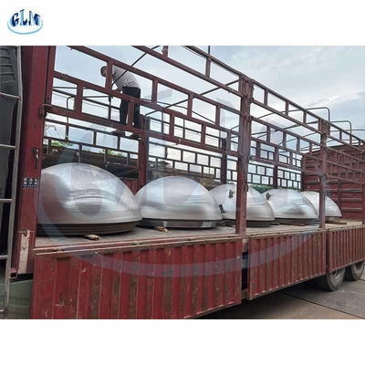 cabeça 304/304L Hemispherical de aço inoxidável com cabeça do diâmetro 3500mm