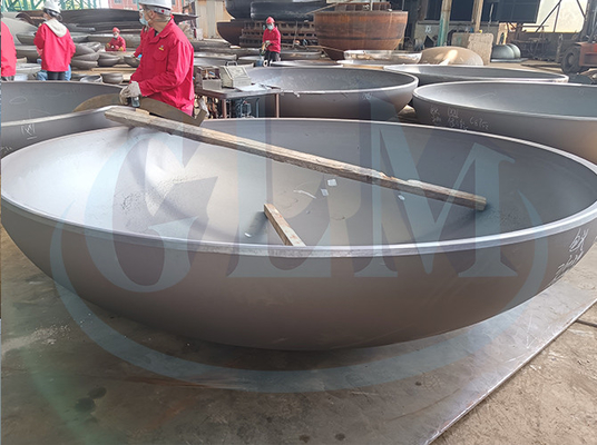 Diâmetro final do prato elíptico de conformação a frio 89-10000 mm para construção sanitária