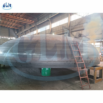 extremidade tornada côncava Ellipsoidal do diâmetro de 6500mm com relação de redução a 10%