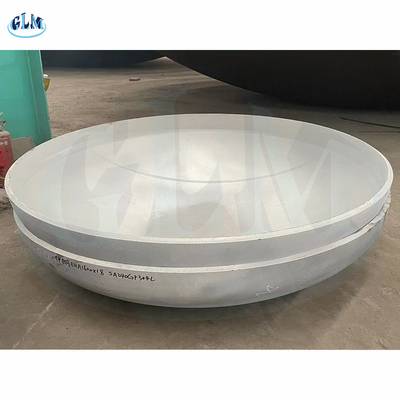 Cabeça de recipiente de aço inoxidável de 3400 mm de diâmetro, extremo de prato elíptico
