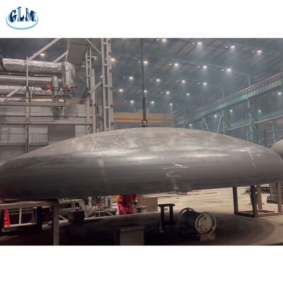 Pressão personalizável 4200 mm de diâmetro Torisférica cabeça de prato com prensagem a quente para vasos de pressão