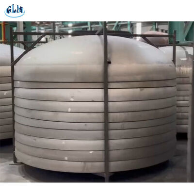 Jateamento de areia em tampas elipsoidais com espessura de 2mm a 300mm, incluindo pintura para aplicações resistentes à corrosão