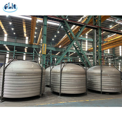 Calota elíptica com espessura de 2-300mm e tratamento de superfície polida para uma taxa de redução de 10% em aplicações petroquímicas