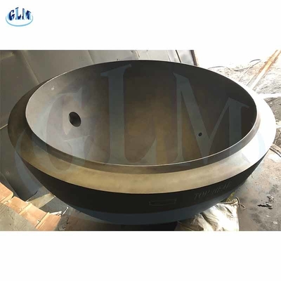 10000 mm Cabeças de tanque hemisféricas para tanque de combustível ASME